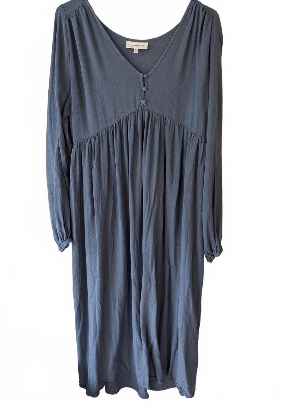 Motherhood Maternity Long Sleeve Maxi Dress Medium